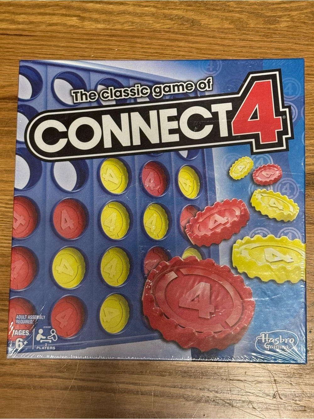 Hasbro Connect 4 Classic Game - Red & Yellow